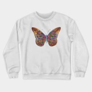 Butterfly Animal Insect Abstract Geometric Crewneck Sweatshirt